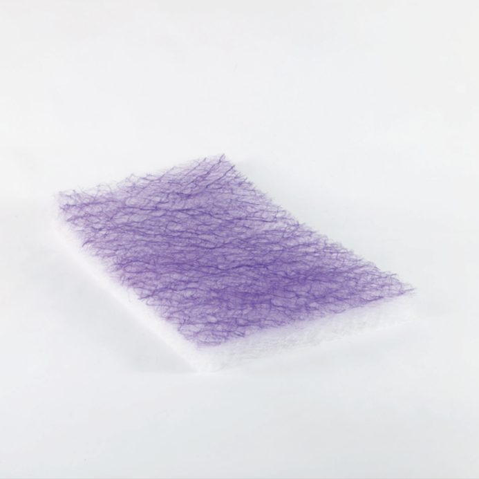 Glass fiber filtering media